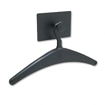 Quartet 2015M Magnetic Coat Hook with Heavy-Duty Hanger, Metal Hook, Black