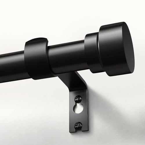 Oneach Black Curtain Rods