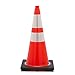 Comfitwear FCC-600 Traffic Cones with 3M Reflective Collars, Orange, 28