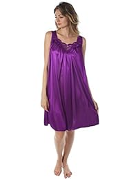 Venice Camisón para dama, 06N, bordado, de seda