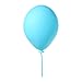 DRÖMMINGE BALLOON LIGHT BLUE KIDS wall night lamp