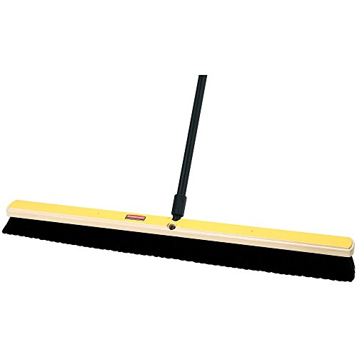 Rubbermaid Commercial Polypropylene Hardwood Block Medium Floor Sweep, 36-Inch