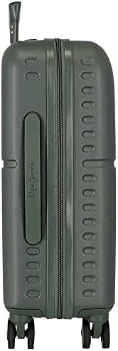 Accent Green Valigia da cabina 40x55x20 cm ABS rigido Chiusura TSA integrata 37L 3,22 kg 4 doppie ruote Bagaglio a mano