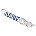 Hmxpls Blue Rotaing Texture with Top Ball Beads Design Glass Penis Anal Toy for Female G Spot Stimulator Pleasure Dildo Magic Wand Stick Anal Beads Anal Plug Sex Butt Plug for Women and Men