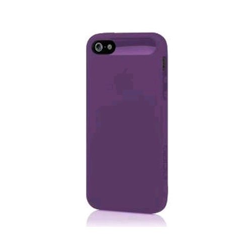 Incipio iPhone 5 5S SE Case, NGP [Flexible TPU] Authentic Shockproof Ultra-Thin Slim Cover - Translucent Indigo Violet