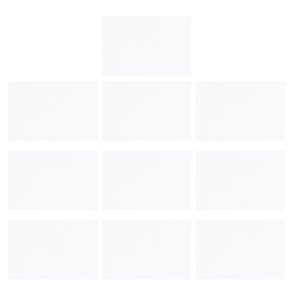 EXCEART 10 Pcs Cotton Drawing Boards 4X6 Inch Oil Painting Boards Canvas Panels for Acrylic and Oil Painting Artist Drawing Pad for DIY Art Projects