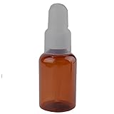Garrelett Empty Amber Essential Oil Bottles