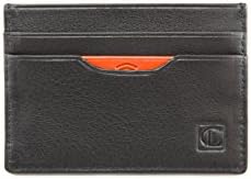 Carbon Fiber Card Holder Black with RFID (Radio Frequency Identification)