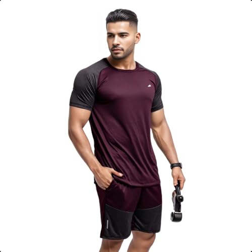 Kit 4 Conjuntos Dry Fit Masculino Academia Fitness Malha Fria | Kit com 4 Peças, Tecido Dry Fit, Malha Fria, Masculino, Academia e Fitness