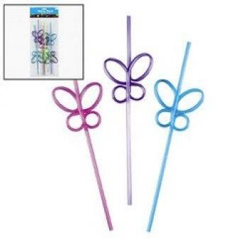 Fun express fx in-85/3810v butterfly straws (pack of 36…