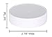 Pinnacle Mercantile Plastic Mason Jar Regular Mouth Screw-On White Lids-24 Pack-Standard Size Jar Storage Caps-BPA Free - Made in USA