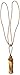 Kenney Rope with Tassel Curtain Tiebacks (Set of 2), Gold