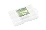 SE 8721BB 11-Compartment Plastic Storage Container with Lock