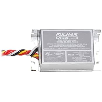 Amazon.com: Fulham WorkHorse Adaptable Ballast, WH2-120-C ... wh5 120 l wiring diagram 