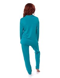 Texere Classicomfort - Pijama de manga larga con botones para mujer
