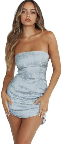 sunkiss frill mini dress white blue Princess Polly Sunkiss Frill Mini Dress White/Blue at Amazon Women's  Clothing store