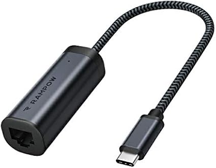 Amazon Rampow Type C To Rj45 Adapter 高速 有線lan アダプター Rj45 Type C Windows Macos Linux Nintendo Switch 携帯モード 動作確認済み 10 100 1000mbps イーサネット 対応 安定 在宅勤務支援 人気 便利グッズ 4real