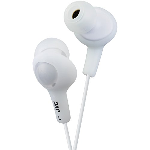 JVC HAFX5W Gumy Plus Inner Ear Headphones (White)