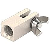 Bon 12-945 Double Ear Threaded Brush Adapter for Acme Handles | Aluminum double ear adapter connects brushes to Acme threaded broom and bull float handles.