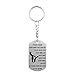 CraDiabh 4pcs Set Dad Mom to Son Dog Tag Necklace Military Mens Jewelry Personalized Custom Dogtags Pendant Love Gift (Mom to Son)