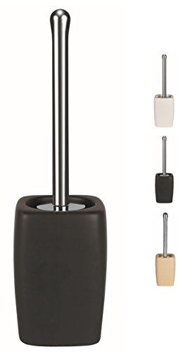 SPIRELLA Retro Toilet Brush Stoneware Black 42 cm x 11.5 cm