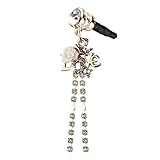 IP570-B LOVE HEART ROSE Charm Cell Phone Dust Plug
