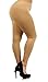 Simplicity Women's Lovely Plus Size Solid Color Seamless Capri Leggings