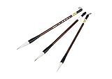Chinese Calligraphy Jianhao Brush Writing Painting Brush Set of 3