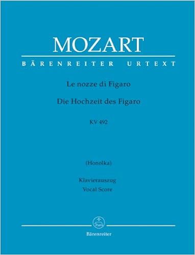 Mozart Le Nozze Di Figaro K 492 The Marriage Of Vocal Score Wolfgang Amadeus Ludwig Finscher 9790006450794 Amazon Com Books 