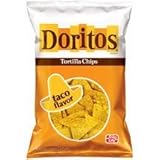Doritos Taco Flavor Tortilla Chips, 9.75 oz (7 Pack)