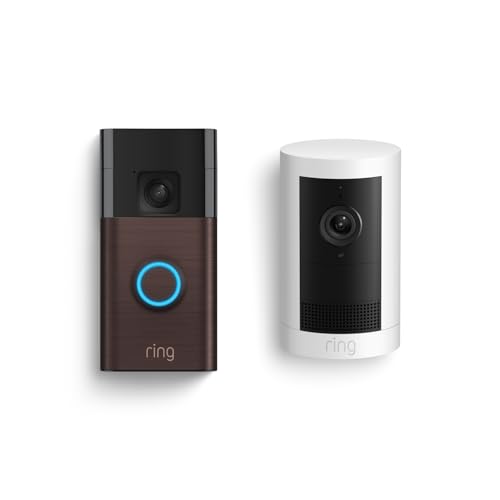 Ring Battery Doorbell with Ring Outdoor Cam Plus, Battery