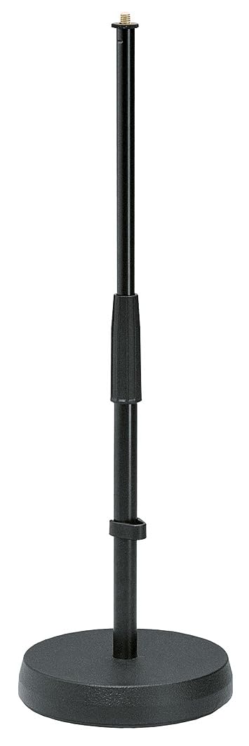 K&M Classic Black Cast Iron Microphone Stand - 23300