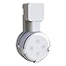 Echo Dot Wall Mount Hanger Stand for Dot 3nd Generation Case Hardware Brackets Hanger Stand Holder Compact Plug in Kitchens Bathroom (3rd gen White)