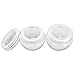 Beauticom® 36 Pieces 30G/30ML (1 Oz) White Frosted Container Jars with Inner Liner for Makeup, Creams, Cosmetic Beauty Product Samples - BPA Free