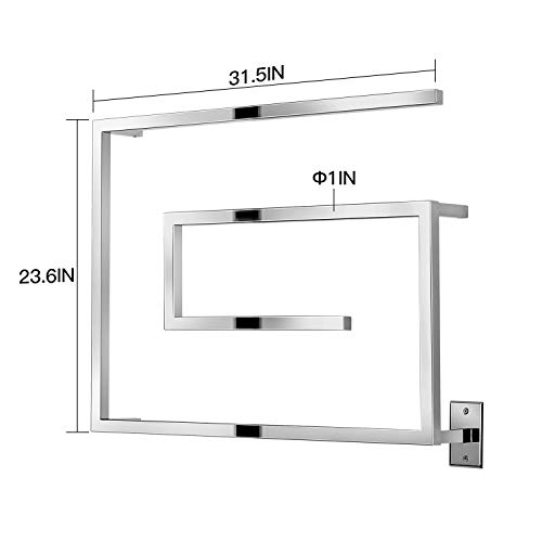 Sharpeye Towel Warmer Wall Mounted and Hard Wired, 304 Stainless Steel