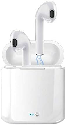 Bluetooth Earphones True Wireless Earbuds Stereo Bass Headphones for iOS and Android Phone with Charging Cover Airpods