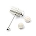 CrazyPiercing Silver Color Vibrating Tongue Ring Stainless Steel Body Piercing With 2 Batteries