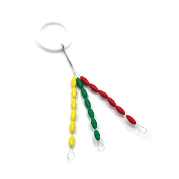 SAMS-FISHING-Float-Stops-Rubber-Colorful-Oval-Bobber-Fishing-Stopper-for-Carp-Fishing-Red-Yellow-and-Green-90pcs