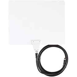 AmazonBasics Ultra Thin Indoor TV Antenna - 35 Mile Range