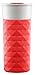Ello Ogden Ceramic Travel Mug with Splash-Resistant Slider Lid and Protective Silicone Boot, Perfect for Coffee or Tea, BPA Free, Dishwasher Safe, Coral, 16 oz