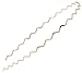L. Erickson Metal Wave Headband 4-Pack - Gold/Silver/Rose Gold/Gunmetal