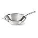 Calphalon Classic Stainless Steel Cookware, Flat-Bottom Wok, 12-inch