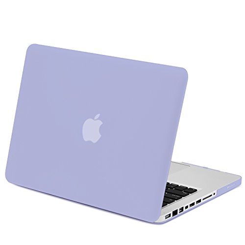 TOP CASE - Rubberized Hard Case Cover for Old Generation Macbook Pro 13-Inch (13" Diagonally) with CD-ROM / DVD DRIVE Model: A1278 - NOT for retina display - Serenity Blue