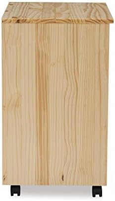 Mobile cart with extensive drawer capability, equipped with casters.