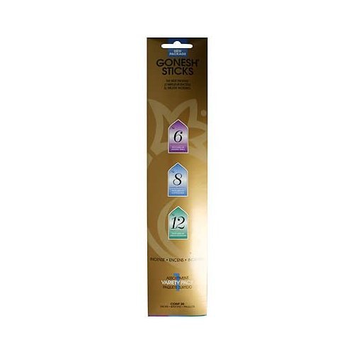 Gonesh GOSTV1 Classic Variety 1 (6,8,12) Incense Sticks