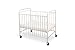 LA Baby The Condo Metal Evacuation Window Crib, White