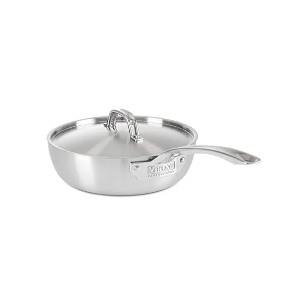 Viking Culinary Professional 5Ply Stainless Steel Saucier Pan, 3 Quart