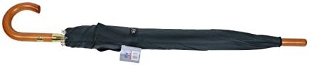 Po Campo Rain Street Wood Sticks Umbrella, Orange, One Size