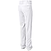 CHAMPRO Boys' Youth MVP Open Bottom Relaxed Fit Baseball Pants, White, X-Large
