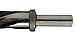 Drill America DWRRB Series Qualtech High-Speed Steel Bridge Reamer, Spiral Flute, Round Shank, Uncoated (Bright) Finish, 7/8